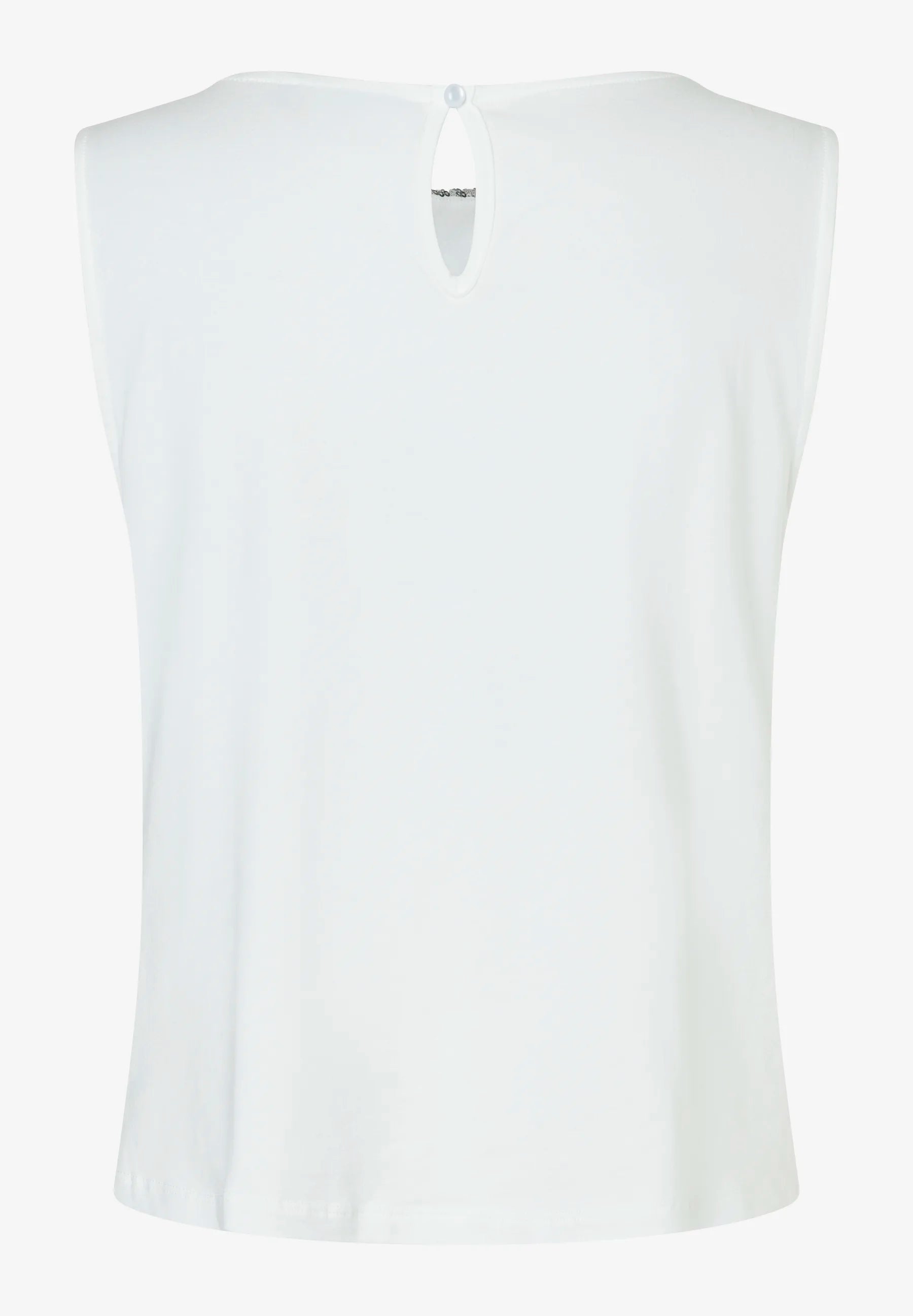 More &amp; More Off White Women Sequin Top SKU: 61240081_0041 Image 04