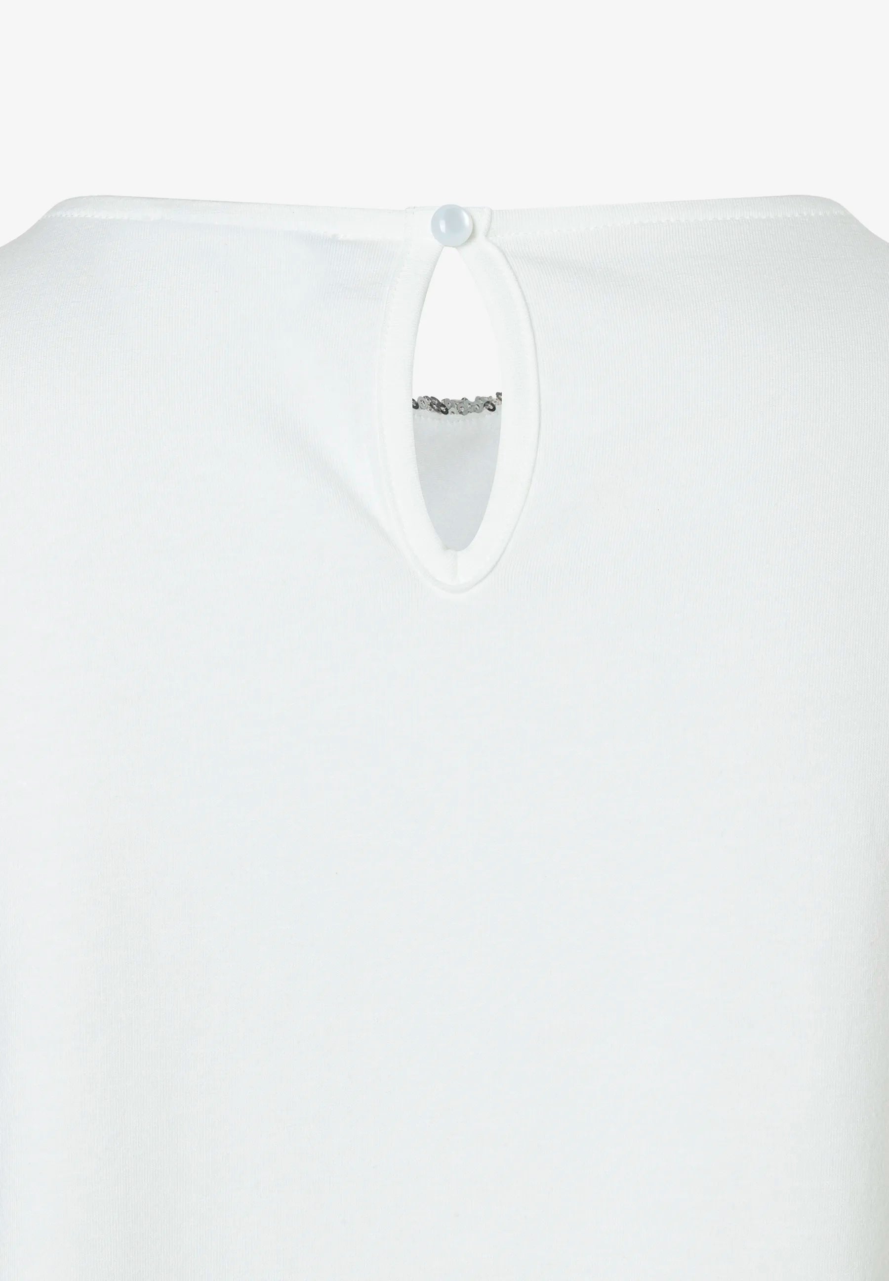 More &amp; More Off White Women Sequin Top SKU: 61240081_0041 Image 06