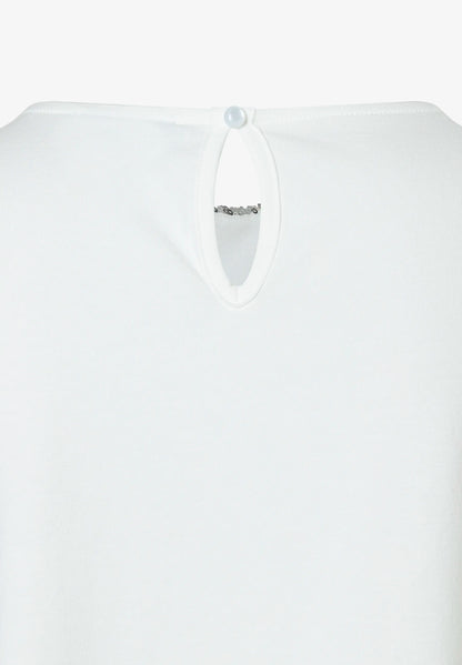 More &amp; More Off White Women Sequin Top SKU: 61240081_0041 Image 06