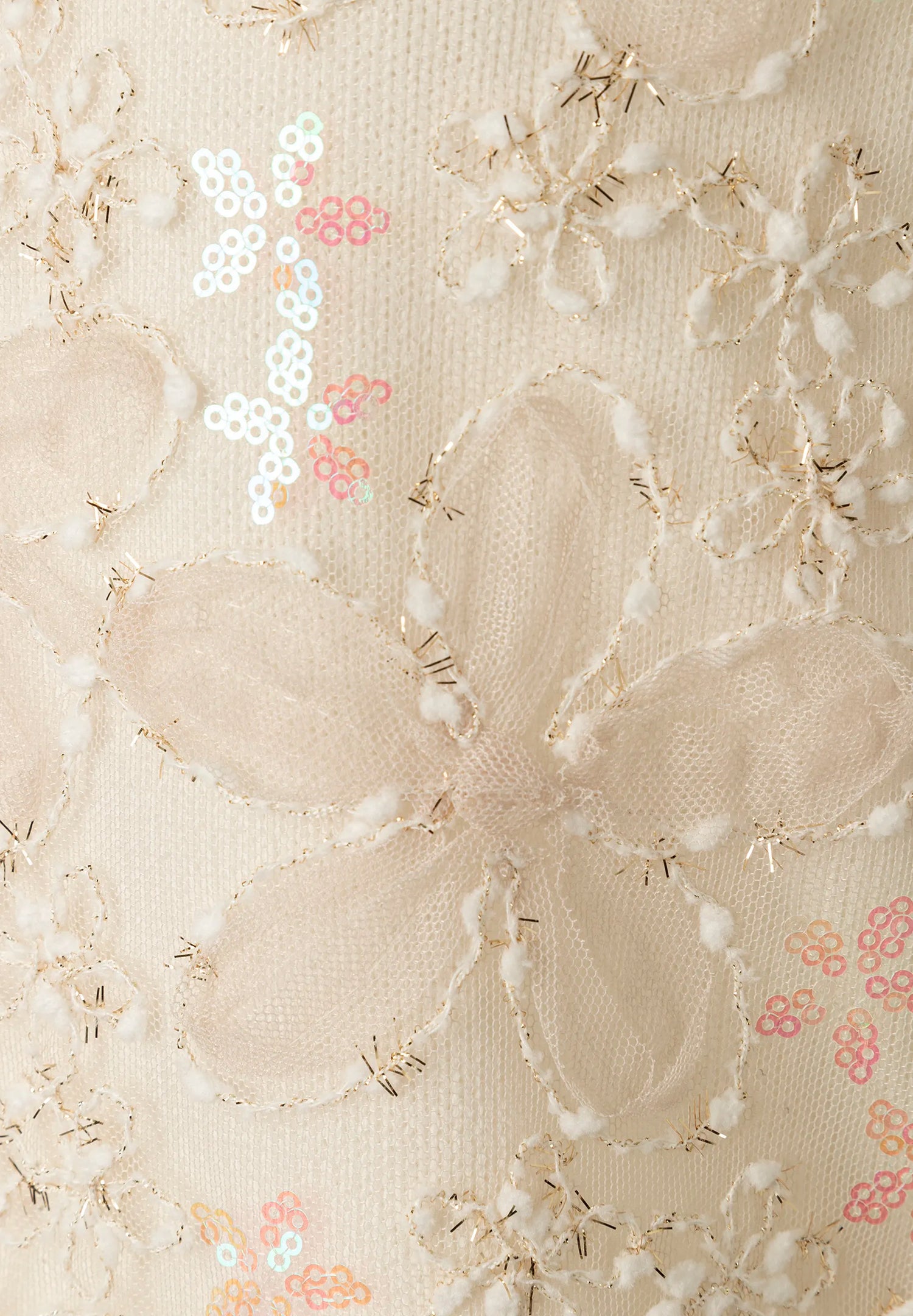 More &amp; More Off White Women Knit Top with Sequins SKU: 61241080_0041 Image 05