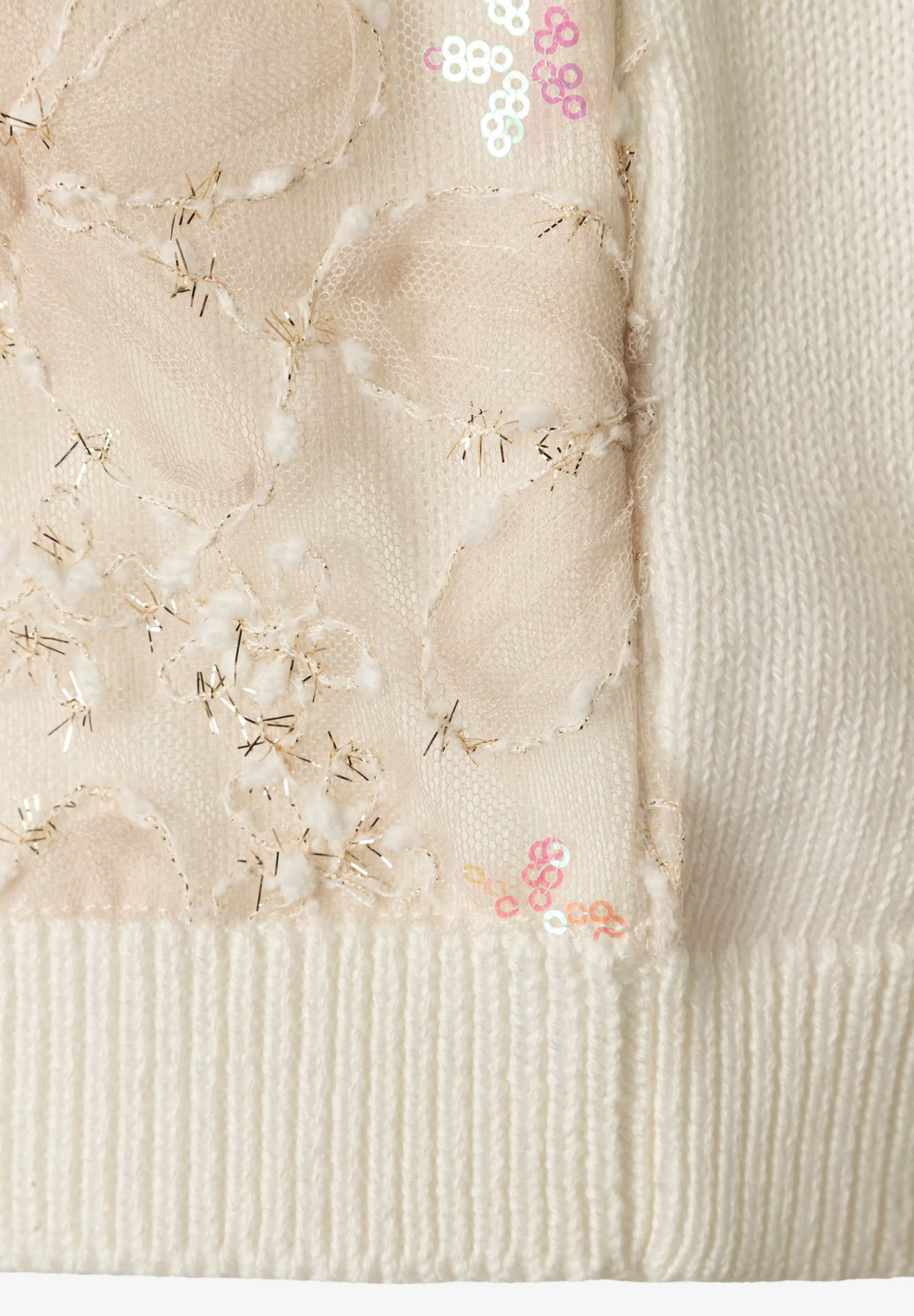 More &amp; More Off White Women Cardigan with Sequins SKU: 61241281_0041 Image 05
