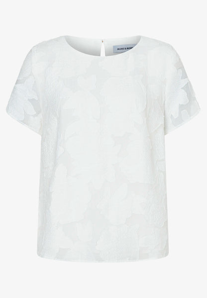 More &amp; More Off White Women Blouse with Floral Design SKU: 61242081_0041 Image 03
