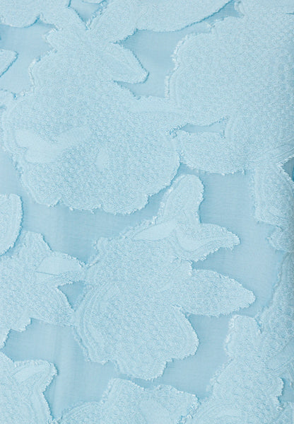 More &amp; More Soft Cloudblue Women Blouse with Floral Design SKU: 61242081_0351 Image 06