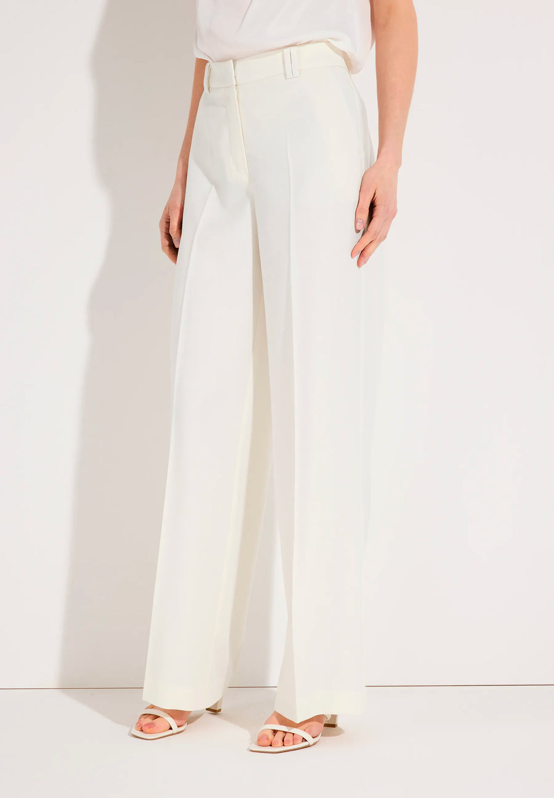 More &amp; More Off White Women Wide-Legged Suit Trousers SKU: 61244058_0041 Image 01