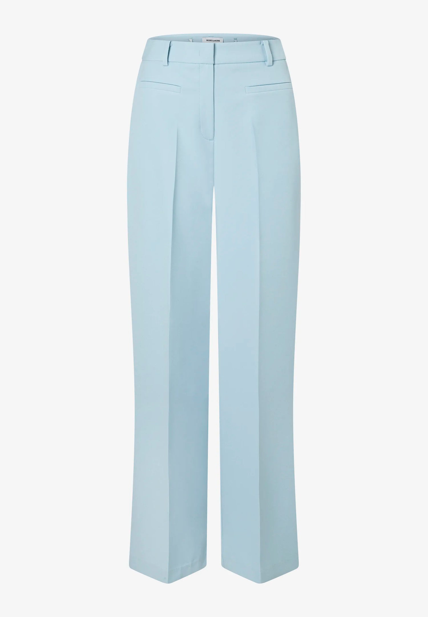 More &amp; More Soft Cloudblue Women Wide-Legged Suit Trousers SKU: 61244082_0351 Image 04