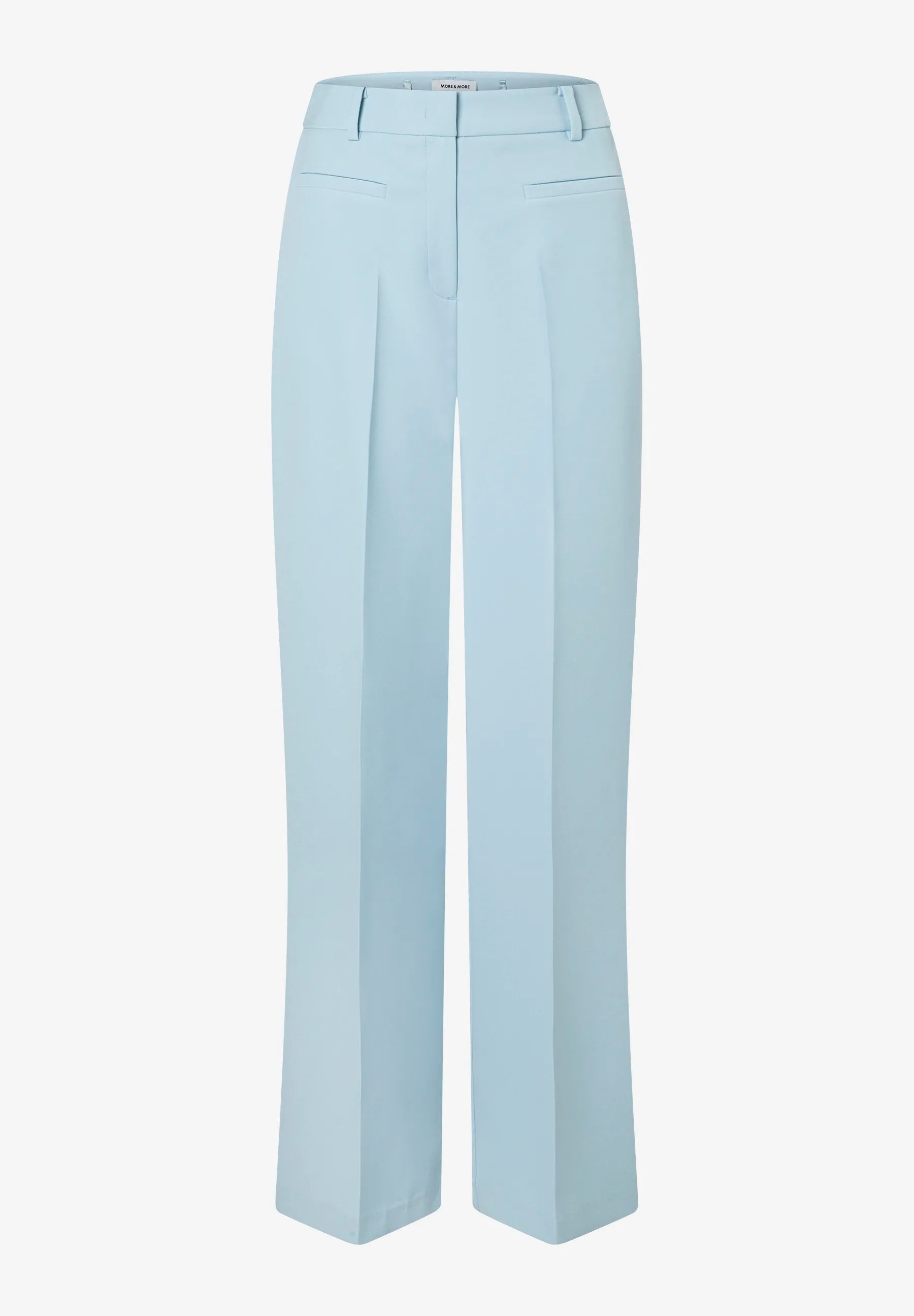 More &amp; More Soft Cloudblue Women Wide-Legged Suit Trousers SKU: 61244082_0351 Image 04