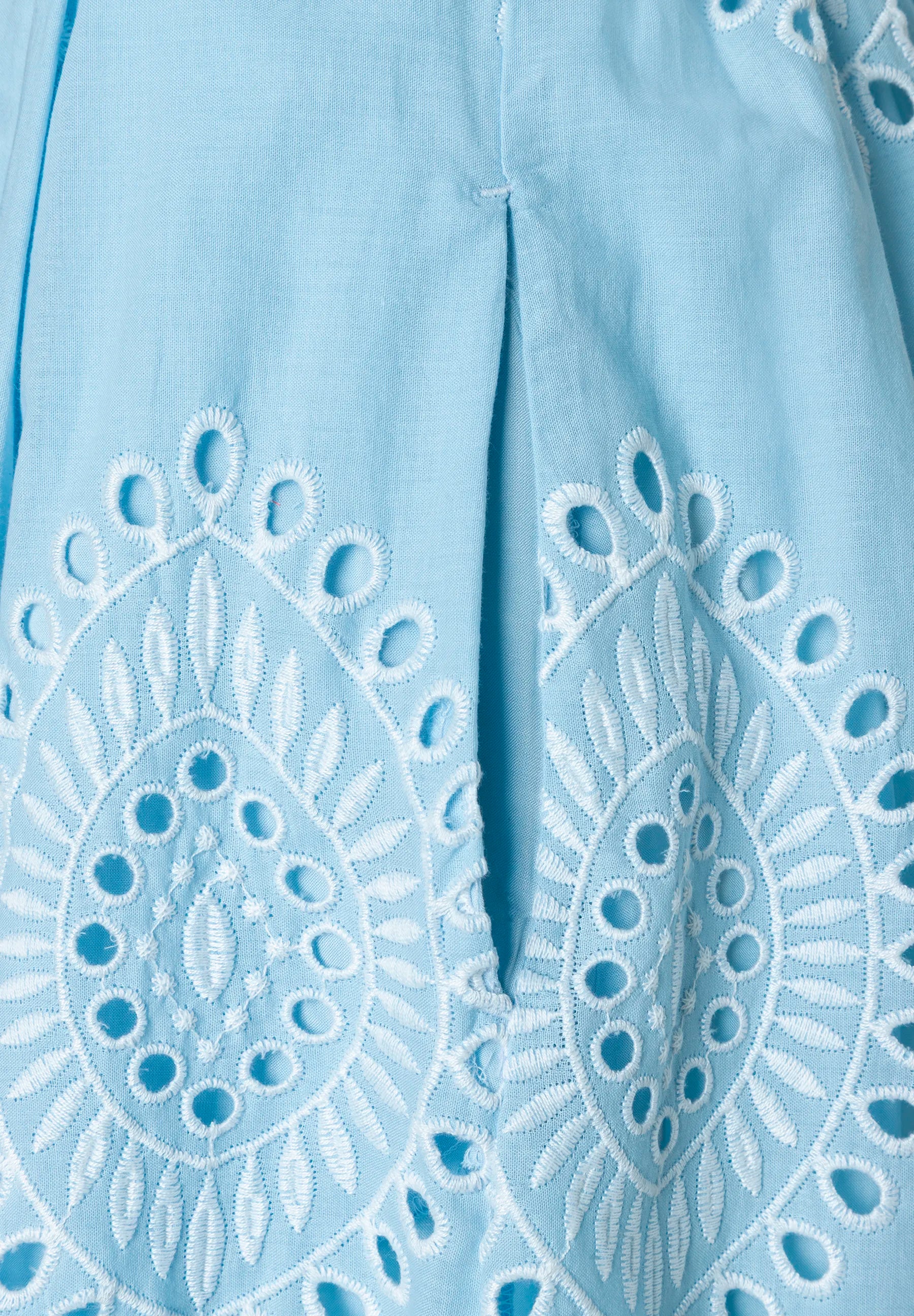 More &amp; More Colour Contrast Lace Women Skirt with Eyelet Embroidery SKU: 61245080_2351 Image 06