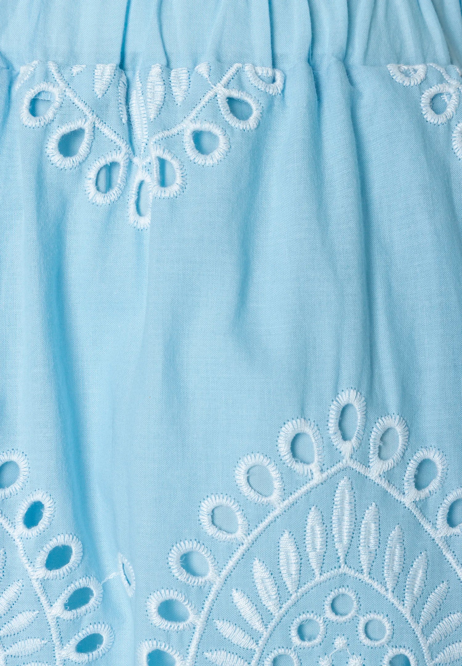 More &amp; More Colour Contrast Lace Women Skirt with Eyelet Embroidery SKU: 61245080_2351 Image 07