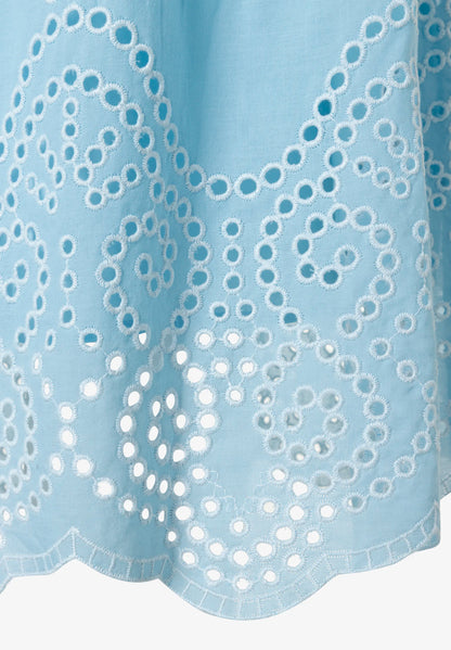 More &amp; More Colour Contrast Lace Women Skirt with Eyelet Embroidery SKU: 61245080_2351 Image 08