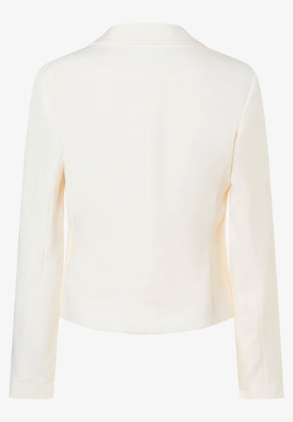 More &amp; More Off White Women Tailored Short Blazer SKU: 61246058_0041 Image 04