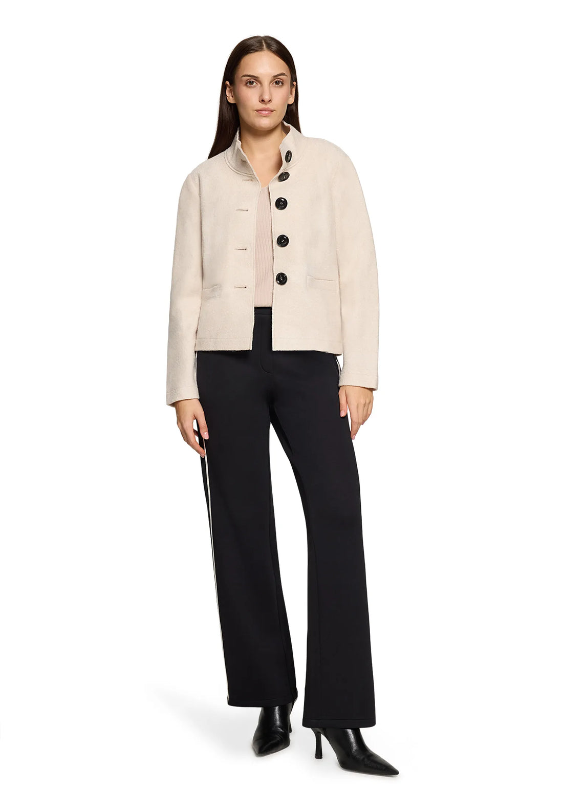 Betty Barclay Black Women Slip-On Trousers 1/1 Length SKU: 6141-1499_9045 Image 01
