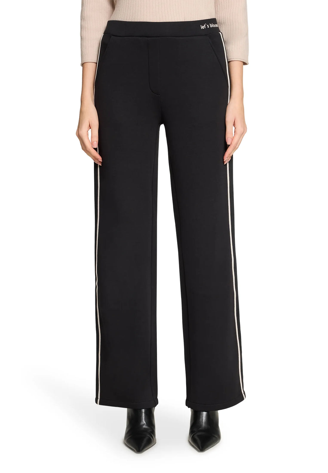 Betty Barclay Black Women Slip-On Trousers 1/1 Length SKU: 6141-1499_9045 Image 02