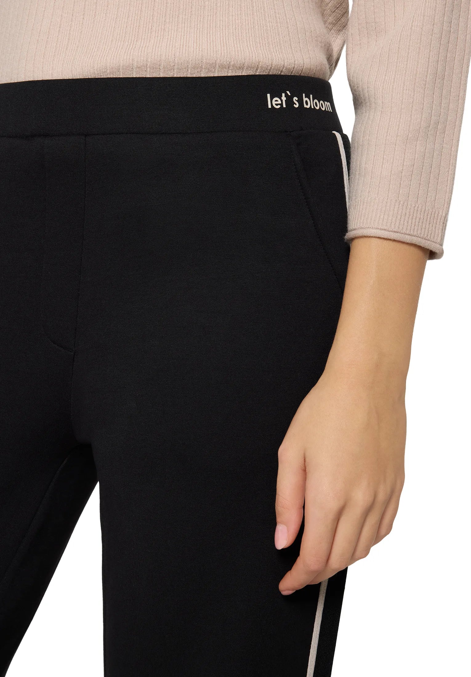 Betty Barclay Black Women Slip-On Trousers 1/1 Length SKU: 6141-1499_9045 Image 04