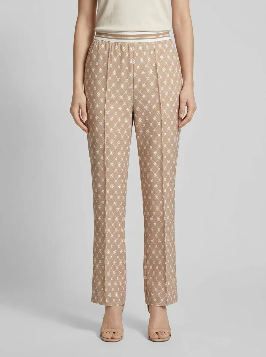 Betty Barclay Nature/Cream Women Casual Slim Fit Trousers SKU: 6143-1706_1814 Image 00