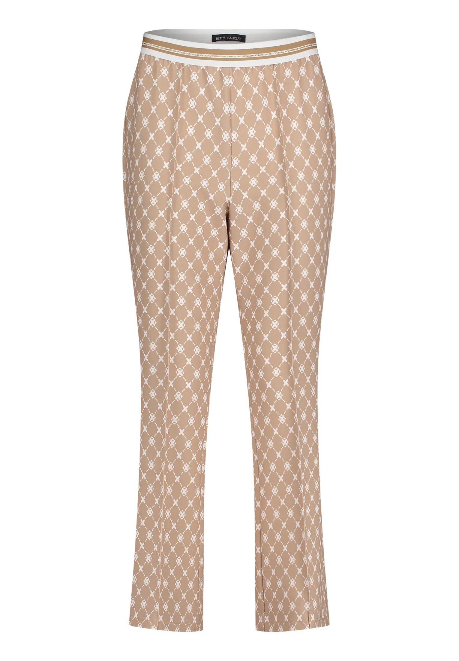 Betty Barclay Nature/Cream Women Casual Slim Fit Trousers SKU: 6143-1706_1814 Image 04