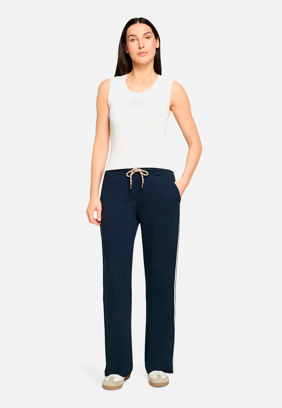 Betty Barclay Dark Sky Women Pull-On Trousers with Side Pockets SKU: 6145-1761_8345 Image 02