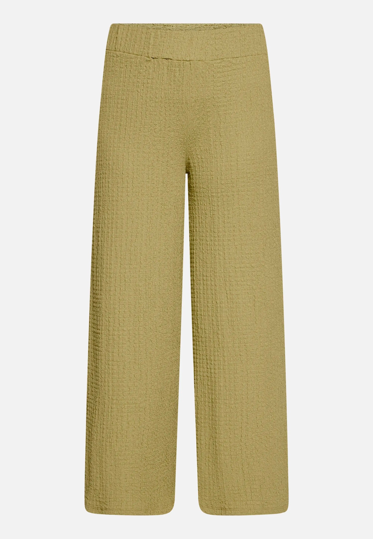 Betty Barclay Soft Olive Women Culottes with Elastic Waistband SKU: 6155-1821_7366 Image 04