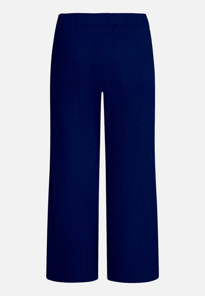 Betty Barclay Ocean Cavern Women Culottes with Elastic Waistband SKU: 6155-1821_8359 Image 05