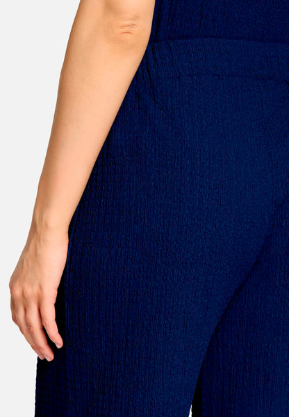 Betty Barclay Ocean Cavern Women Culottes with Elastic Waistband SKU: 6155-1821_8359 Image 06