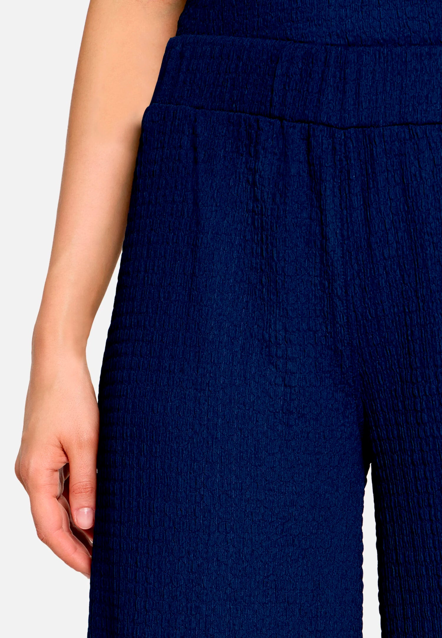 Betty Barclay Ocean Cavern Women Culottes with Elastic Waistband SKU: 6155-1821_8359 Image 07
