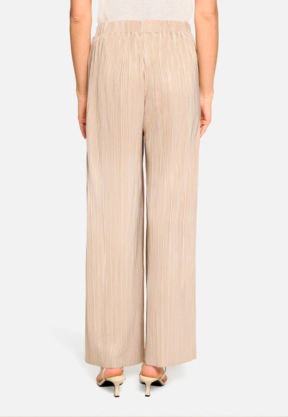 Betty Barclay Light Beige Women Culottes with a Glossy Effect SKU: 6155-1938_9106 Image 04