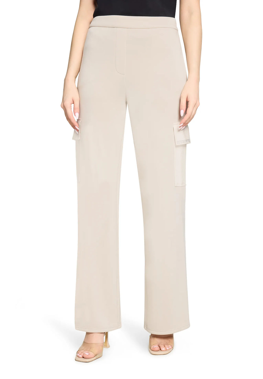 Betty Barclay Light Beige Women Slip-On Trousers SKU: 6156-1837_9106 Image 01