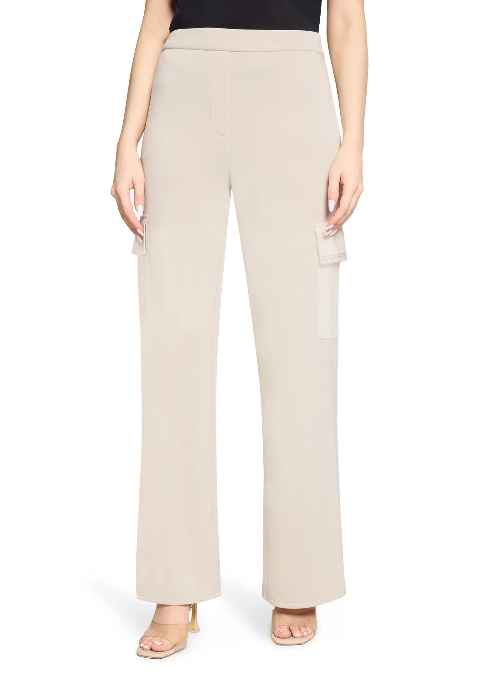 Betty Barclay Light Beige Women Slip-On Trousers SKU: 6156-1837_9106 Image 01