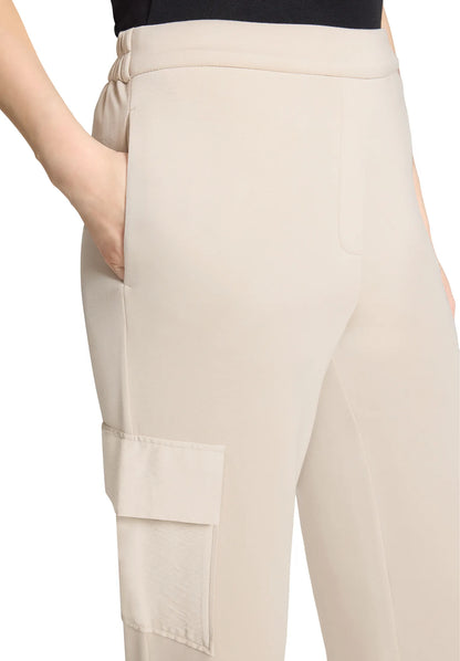 Betty Barclay Light Beige Women Slip-On Trousers SKU: 6156-1837_9106 Image 05