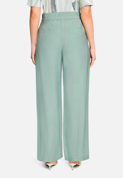 Betty Barclay Chinois Green Women Solid Color Marlene Trousers SKU: 6164-1836_9194 Image 04