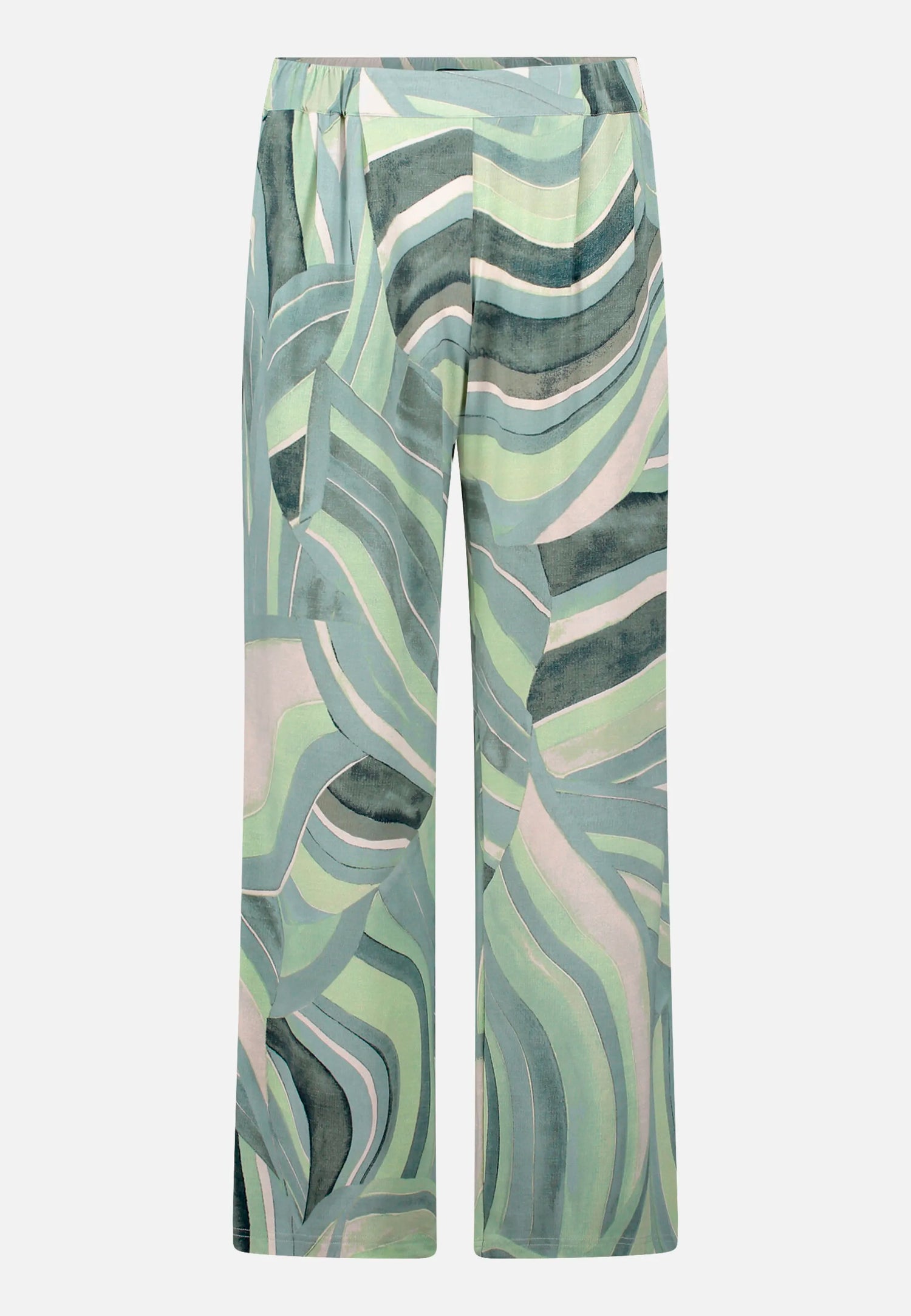 Betty Barclay Mint/Green Women Pull-On Trousers with Side Pockets SKU: 6166-1833_5806 Image 05