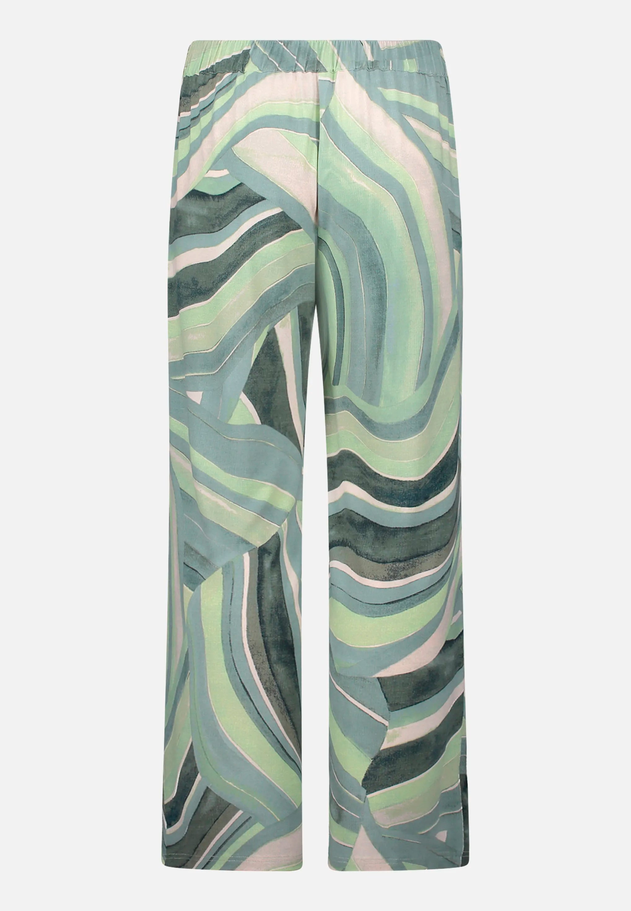 Betty Barclay Mint/Green Women Pull-On Trousers with Side Pockets SKU: 6166-1833_5806 Image 06