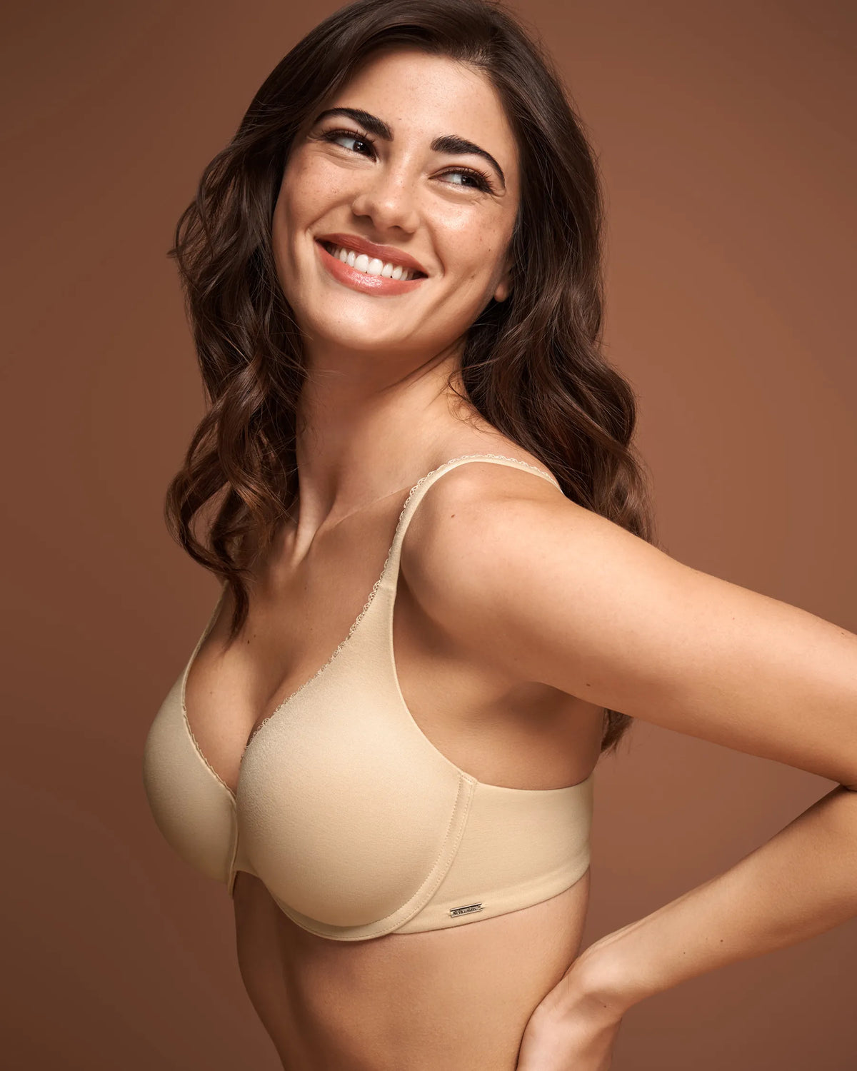 La Vie en Rose Champagne Women Lightly Lined Memory Foam Bra in Different Cup Sizes SKU: 618-113-0-00_20001 Image 01