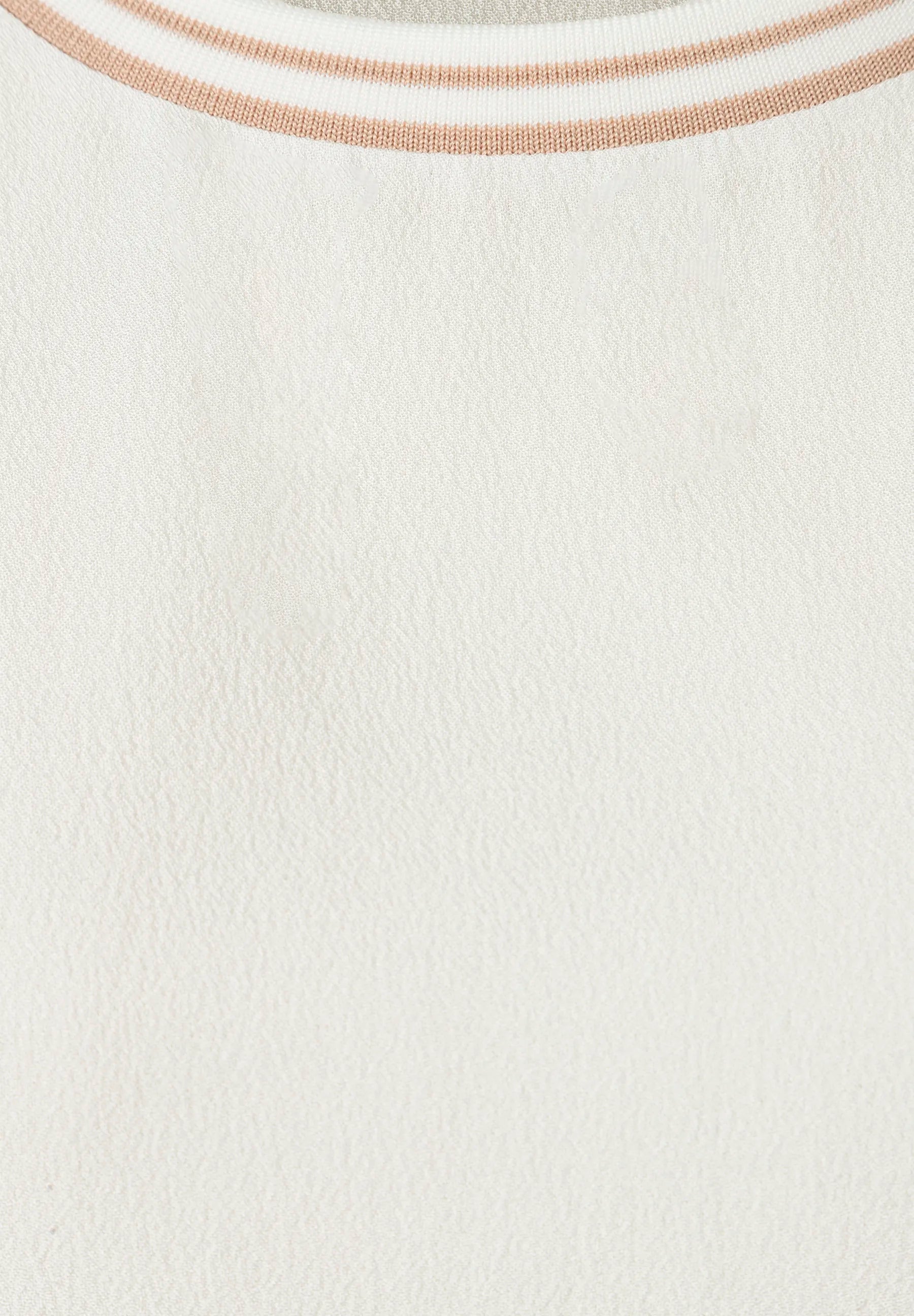 More &amp; More Off White Women Blouse Shirt with Contrasting Trim SKU: 61810518_0041 Image 05