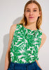 More & More Ikat Jungle Print Women Viscose Top with Print SKU: 61822490_3640 Image 01