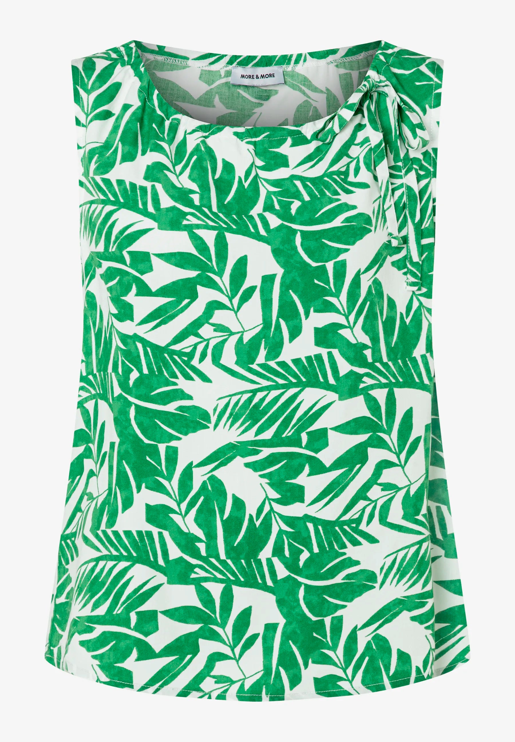 More &amp; More Ikat Jungle Print Women Viscose Top with Print SKU: 61822490_3640 Image 03