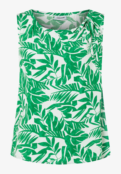 More &amp; More Ikat Jungle Print Women Viscose Top with Print SKU: 61822490_3640 Image 03