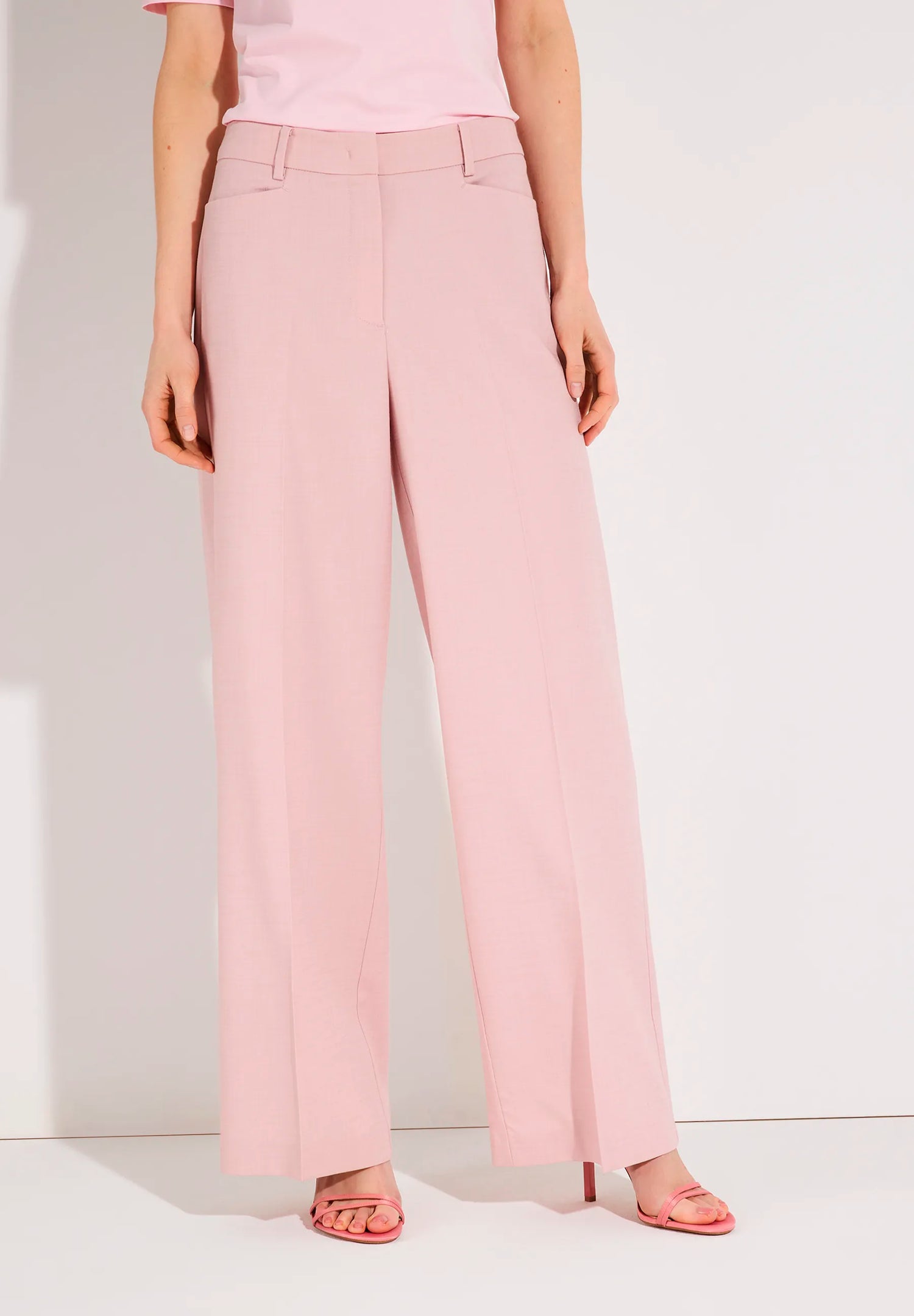 More &amp; More Sorbet Rose Women Wide-Leg Trousers SKU: 61824054_0825 Image 01