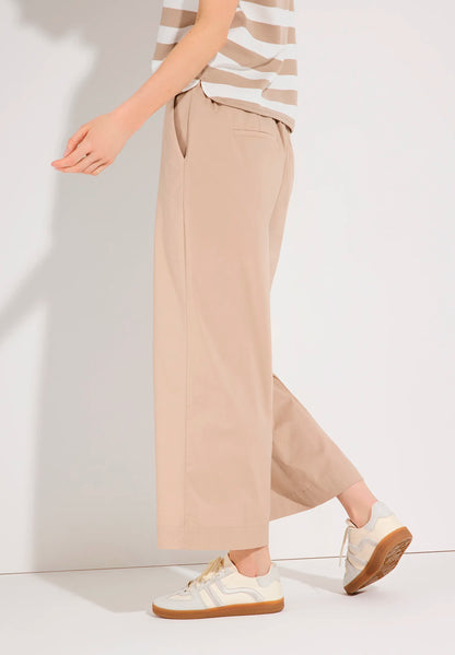 More &amp; More Powder Beige Women Cotton/Stretch Culottes SKU: 61824452_0214 Image 03