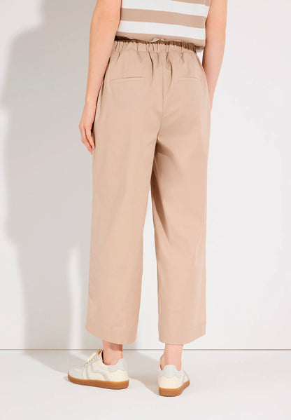 More &amp; More Powder Beige Women Cotton/Stretch Culottes SKU: 61824452_0214 Image 04