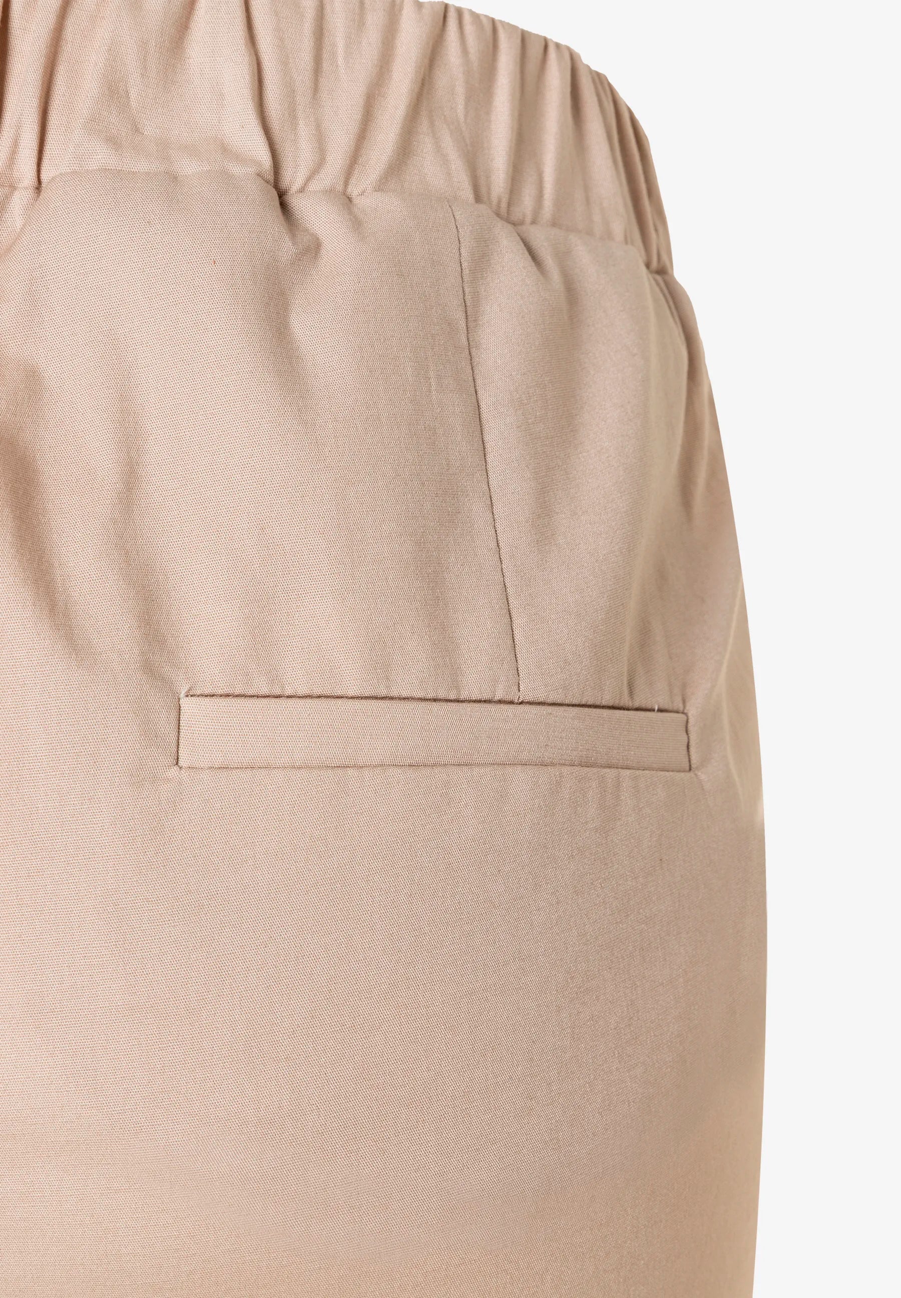 More &amp; More Powder Beige Women Cotton/Stretch Culottes SKU: 61824452_0214 Image 07