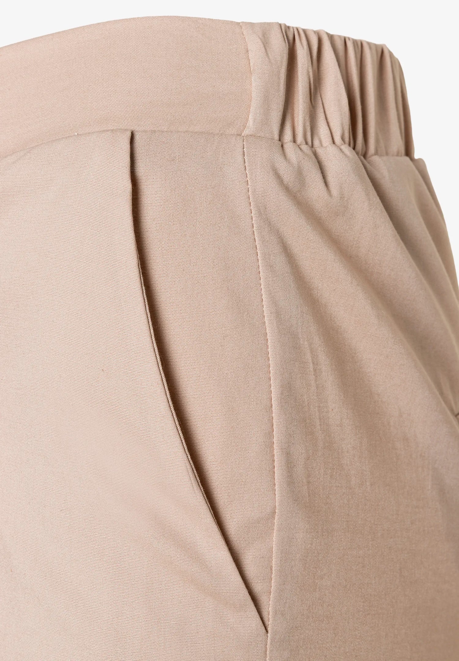More &amp; More Powder Beige Women Cotton/Stretch Culottes SKU: 61824452_0214 Image 08
