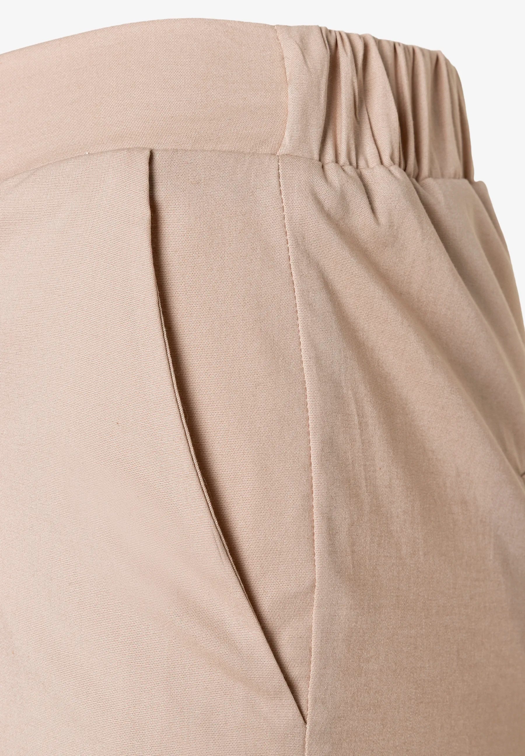 More &amp; More Powder Beige Women Cotton/Stretch Culottes SKU: 61824452_0214 Image 08