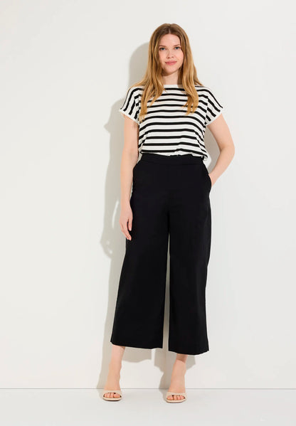 More &amp; More Black Women Cotton/Stretch Culottes SKU: 61824452_0790 Image 02