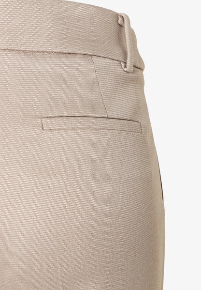 More &amp; More Powder Beige Women Wide-Legged Trousers with a Ribbed Texture SKU: 61824485_0214 Image 07