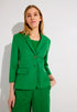 More & More Garden Green Women Blazer with 3/4 Sleeves SKU: 61826595_0640 Image 01