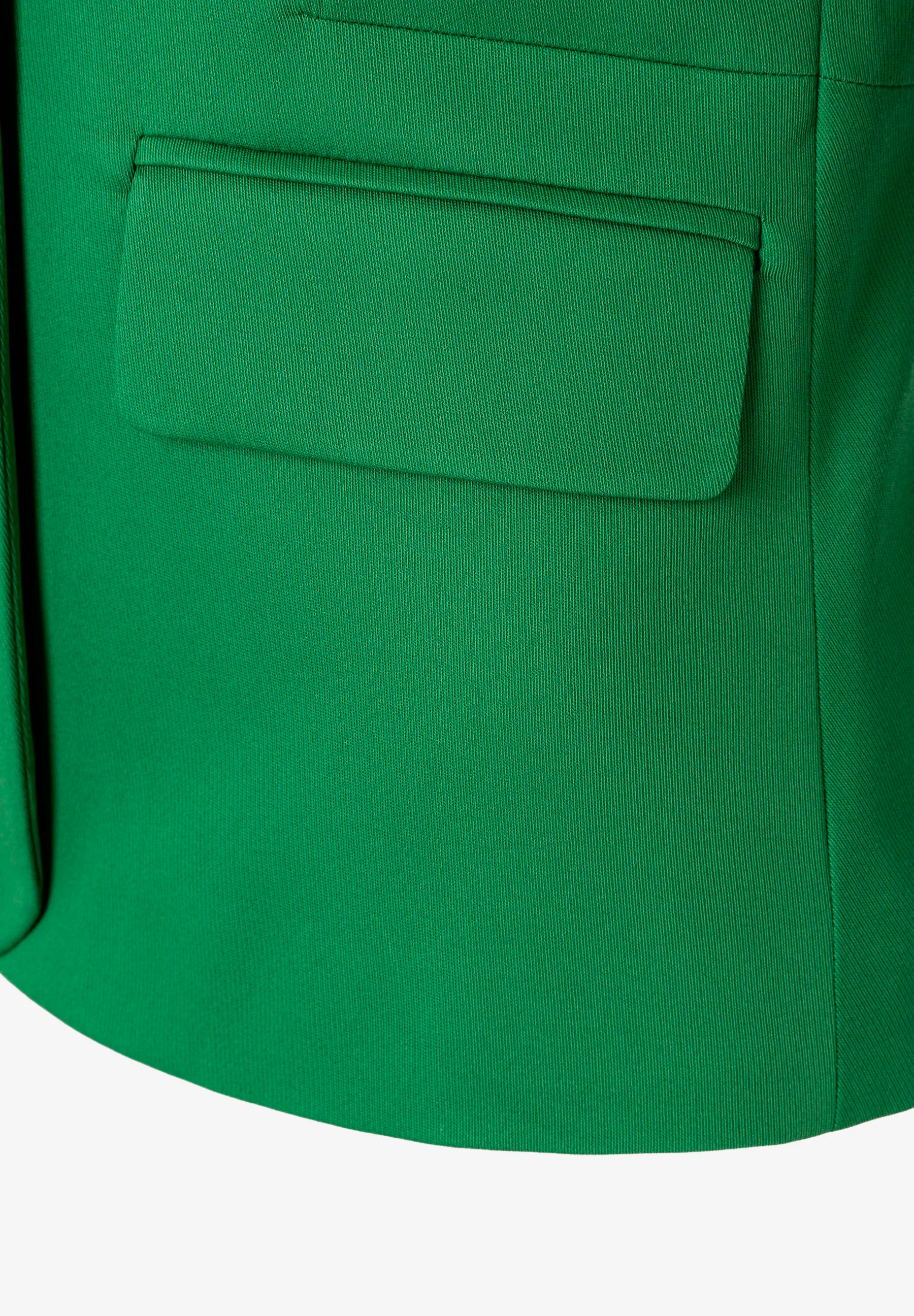 More &amp; More Garden Green Women Blazer with 3/4 Sleeves SKU: 61826595_0640 Image 07