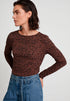 More & More Two Tone Animal Print Women T-Shirt with Leopard Print SKU: 61910585_M2279 Image 01
