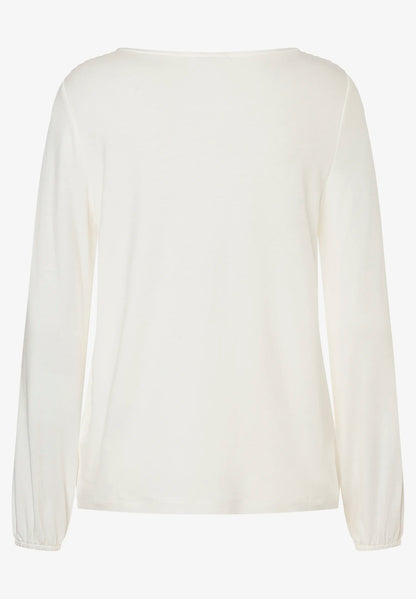 More &amp; More Off White Women Blouse Shirt in Mixed Materials SKU: 61912499_M0041 Image 03