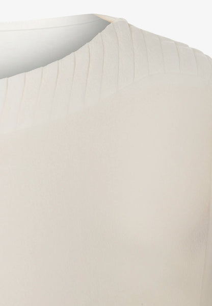 More &amp; More Off White Women Blouse Shirt in Mixed Materials SKU: 61912499_M0041 Image 05