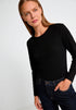 More & More Black Women Long Sleeve T-Shirt SKU: 61920577_M0790 Image 01